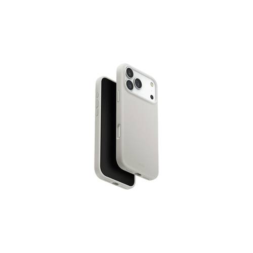 حافظة شحن Uniq Lino Magclick لهاتف iPhone 17 Pro Max - رمادي فاتح