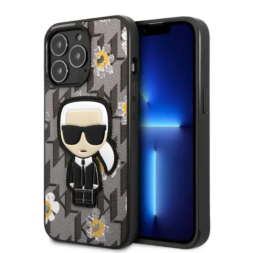 KARL HC PU FLOWER MONO IKONIK PATCH GREY IP13 PRO