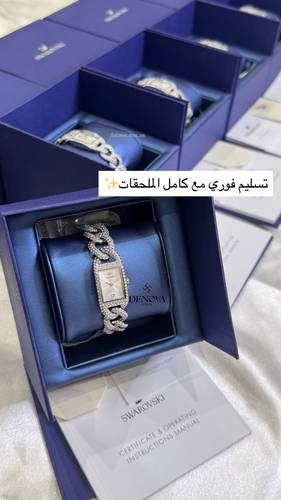 ساعه سوارفسكي سلفر