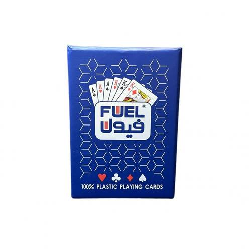 ورق لعب اصلي ( بلوت - شدة ) حجم كبير وقوي من فيول لون أزرق