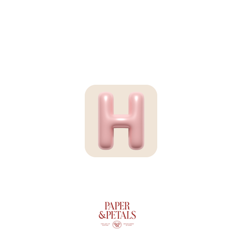Letter H Sticker