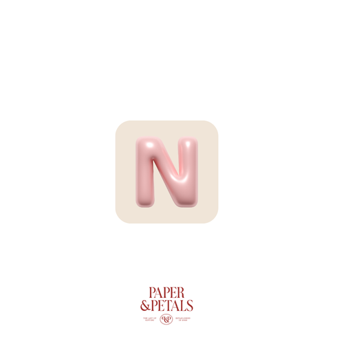 Letter N Sticker