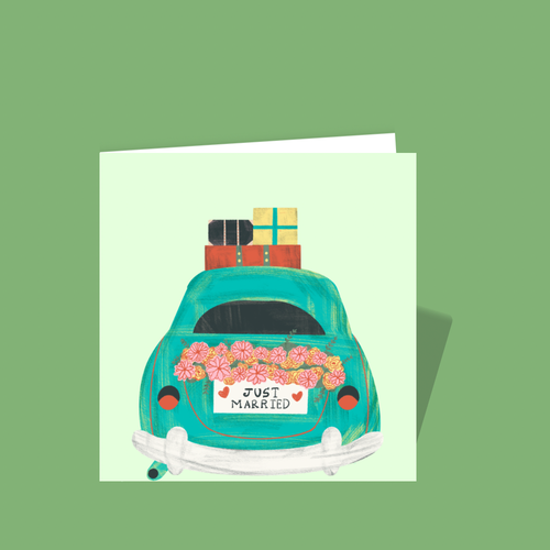 Just Married Card