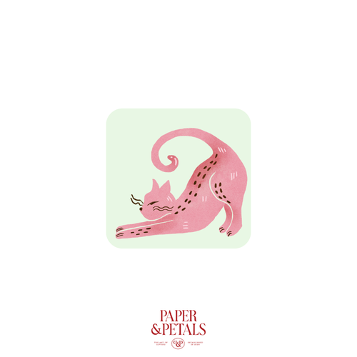 Lazy Cat Sticker