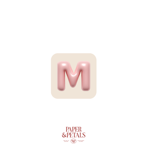 Letter M Sticker