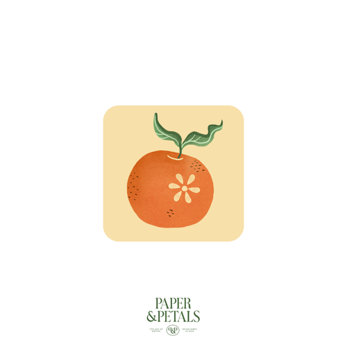 Orange Sticker