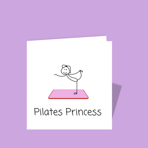 Pilates Princess Card