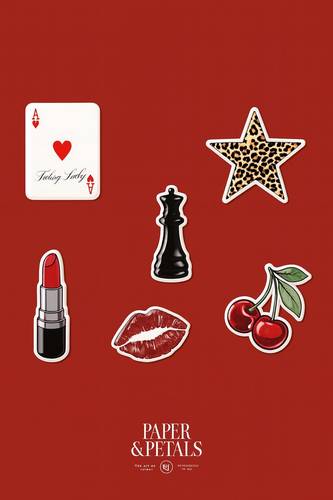 Sticker Sheet “Kiss”