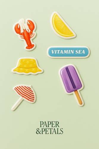 Sticker Sheet “Beach”