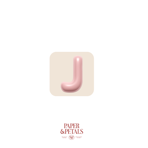 Letter J Sticker