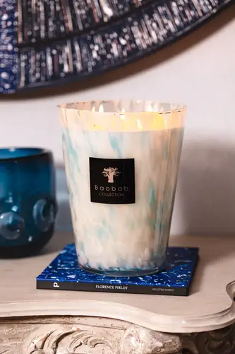 SCENTED CANDLE PEARLS SAPPHIRE by BAOBAB
