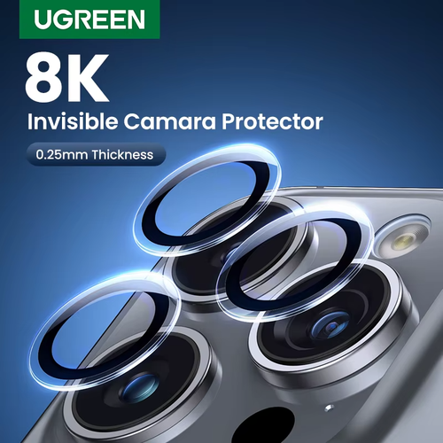 UGREEN حامي عدسة الكاميرا آيفون
