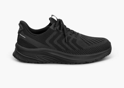 Tilos Hands-Free Black Black Mens Stretch Trainers