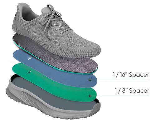Tilos Hands-Free Grey Mens Stretch Trainers