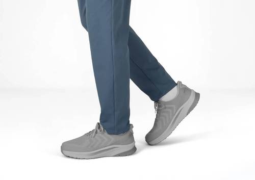 Tilos Hands-Free Grey Mens Stretch Trainers