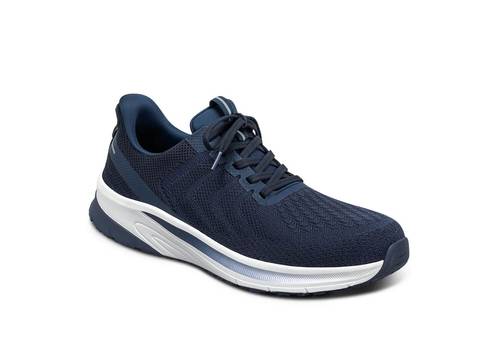 Tilos Hands-Free Navy  Mens Stretch Trainers