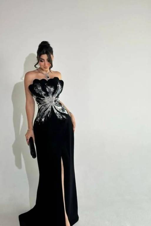 فستان سهره توب لون اسود