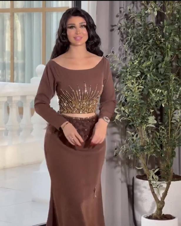 فستان سهرات خامه باربي