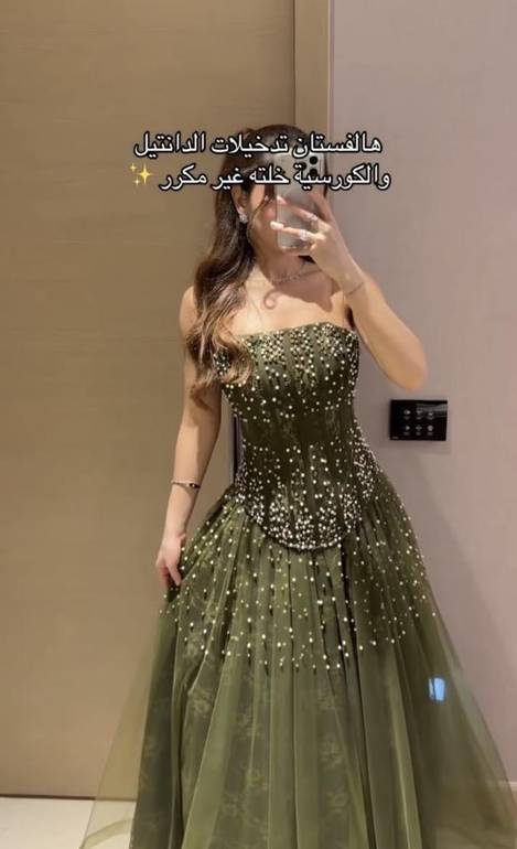 فساتين سهرة فاخرة | تصاميم دانتيل ملكية للسهرات والمناسبات