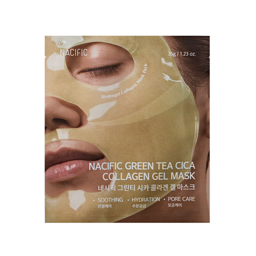 NACIFIC Green Tea Collagen Gel Mask 4EA