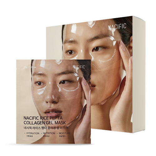 NACIFIC Rice Pepta Collagen Gel Mask 4EA