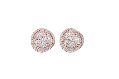 Diamond Earring with 18K Gold
