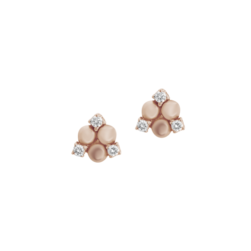 Diamond earring with 18k rose gold lps33745-e lps33745-e