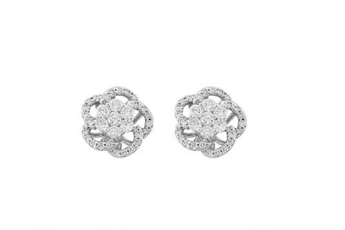 Diamond Earring with 18K Gold