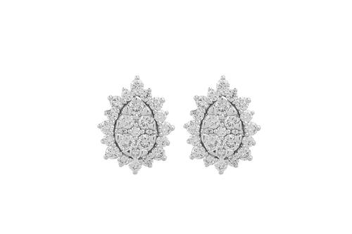 Diamond Earring with 18K Gold