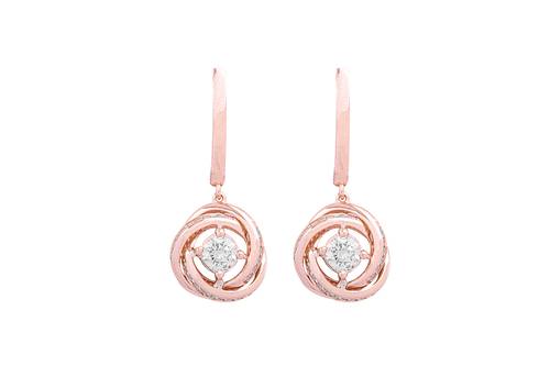 Diamond Earring with 18K Gold