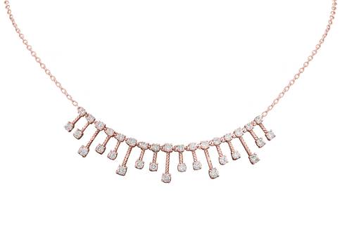 Diamond Choker with 18KT Gold