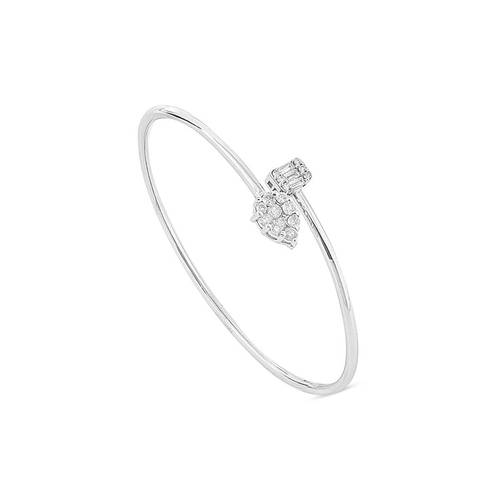Diamond Bracelet with 18KT WHITE GOLD