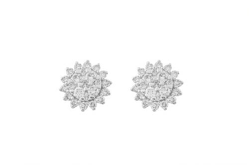 Diamond Earring with 18K Gold