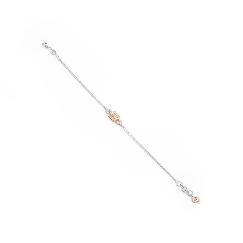 Diamond Bracelet with 18KT White and ROSE GOLD