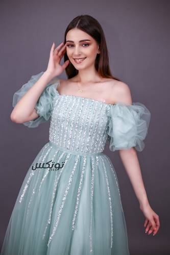 فستان سهرة ميد  - XL