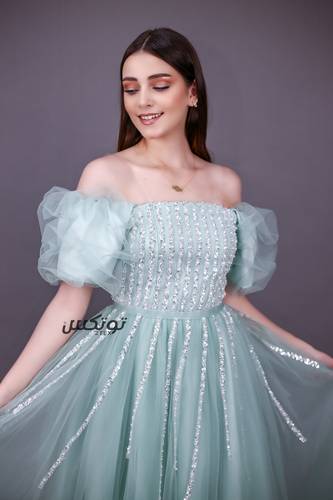 فستان سهرة ميد  - XL