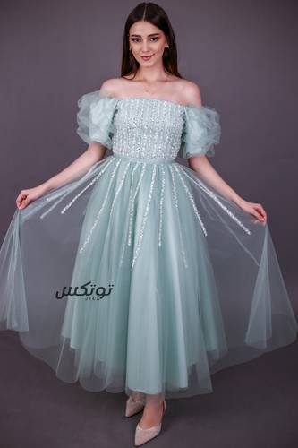 فستان سهرة ميد  - XL