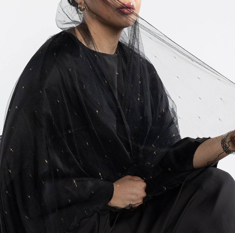 طرحه تل منقط زري (ذهبي) - M2