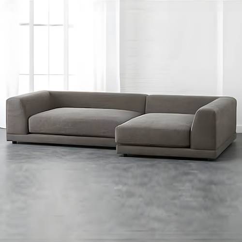   كنب زاوية رمادي 210x85x85سم