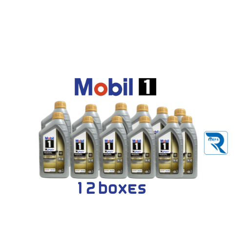 زيت موبيل 1 0w40 تخليقي بكج التوفير 12علبة 