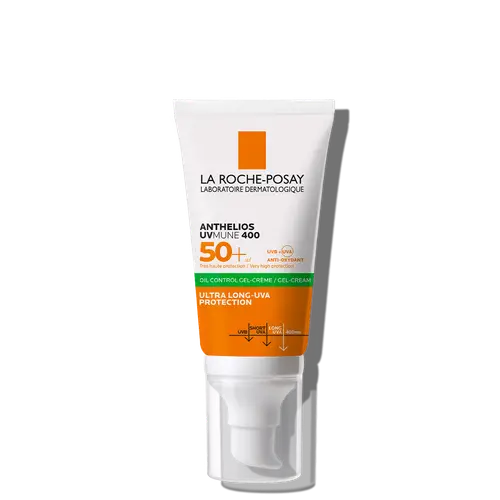 with La Roche-Posay Oil Control Gel-Cream SPF 50+ - 50ml