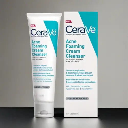 Cerave Acne Foaming cream cleanser-4% benzoyl peroxide-150ml