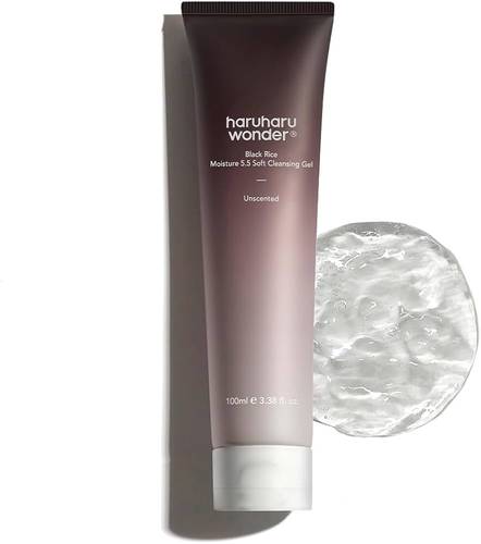Haruharu black rice moisture 5.5 soft cleansing gel
