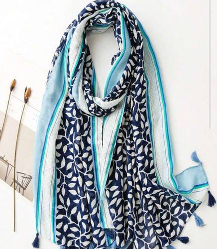 Light Blue Lightweight Summer Scarf/Shawl