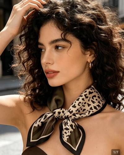 Silk Touch Scarves - Brown