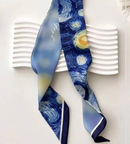 Thin Neck/Hair Tie- Stary Night