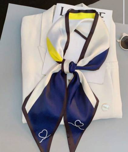 Belt ,Neck/Hair Tie-  Blue Yellow