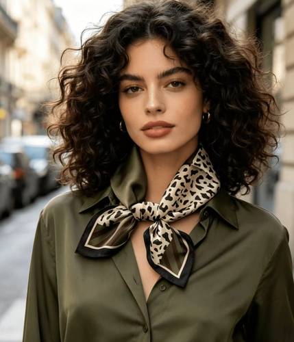 Silk Touch Scarves - Brown
