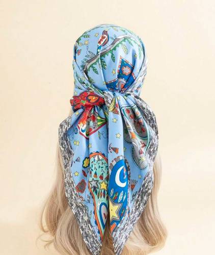 Silk Touch Scarves- Design 9