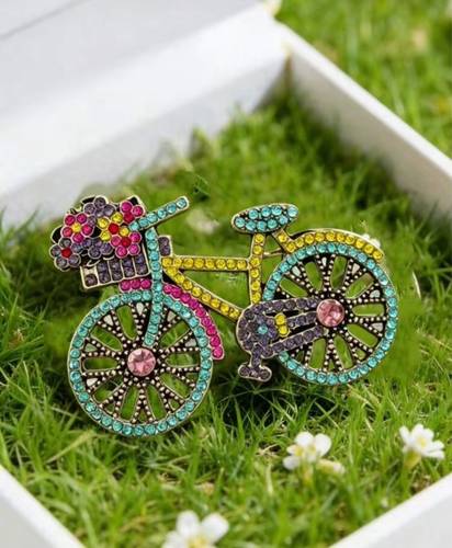 Bicycle Brooch